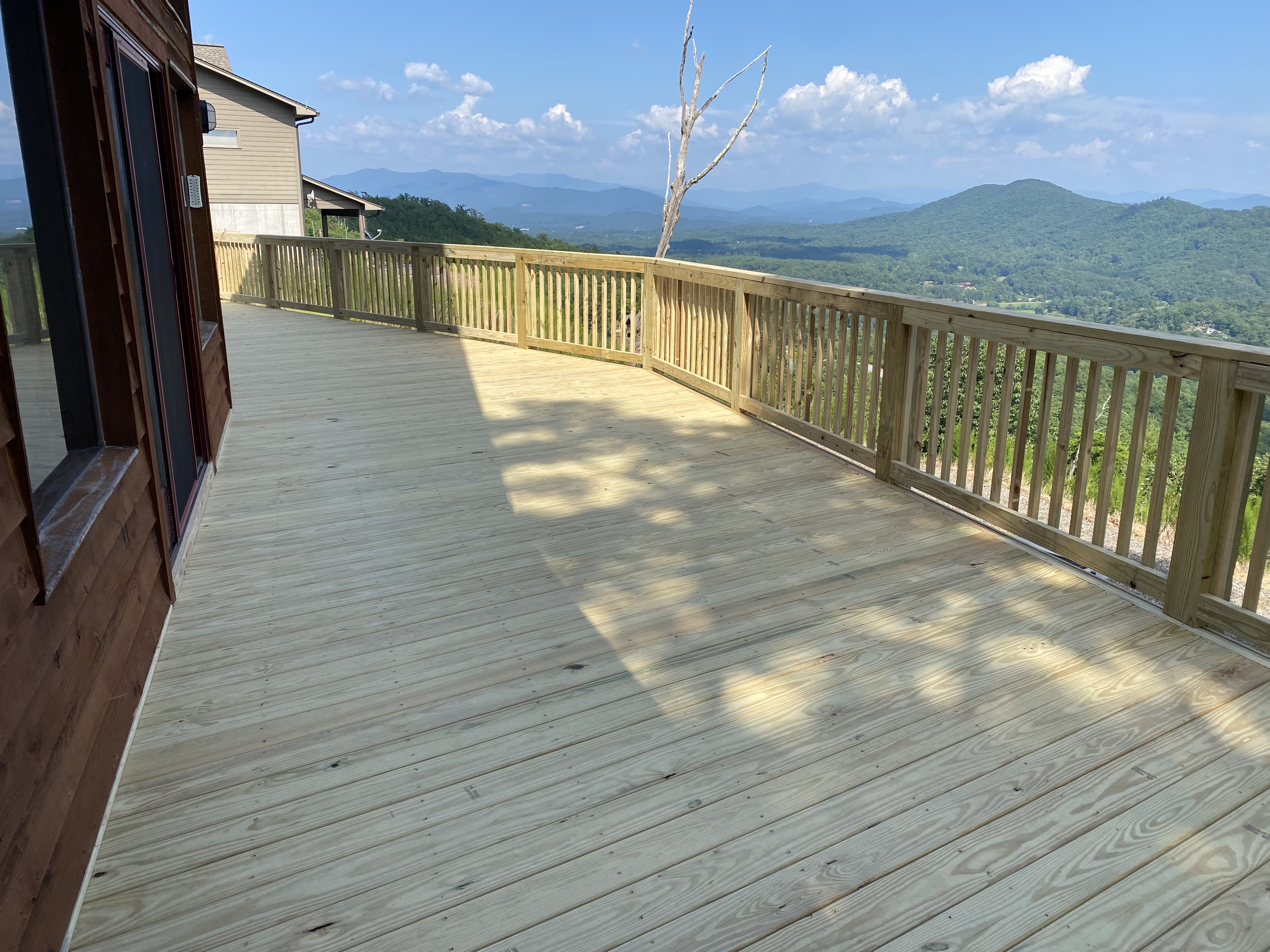 Completed deck project by B&T